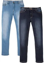Tunna Regular Fit Stretch Jeans, Straight (2-pack), bonprix