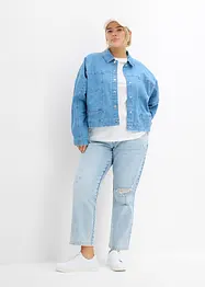 Jeansjacka i kort modell, bonprix