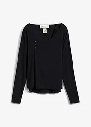 Långärmad topp med 2-i-1-look, bonprix