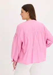 Blus med knytband, bonprix