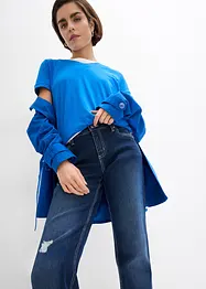 Straight Jeans Mid Waist, cropped, bonprix