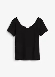 T-shirt med djupt ringad rygg, bonprix