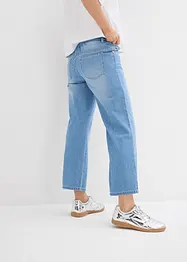 Straight Jeans Mid Waist med bekväm midja, cropped, bonprix