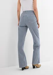 Straight Jeans, High Waist, med ränder, bonprix