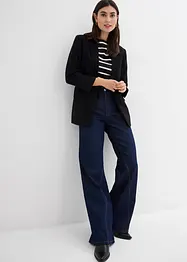 Jeans med vida ben, High Waist, bonprix