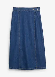Jeanskjol i omlottstil, Super Soft, bonprix