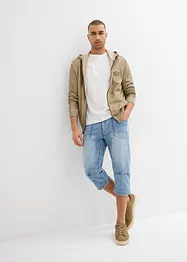 Regular Fit 3/4-Jeans, Straight, bonprix