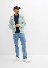 Tunna dra på-jeans i ledig modell, raka ben, bonprix