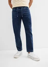 Tunna dra på-jeans i ledig modell, raka ben, bonprix