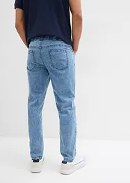 Tunna dra på-jeans i ledig modell, raka ben, bonprix