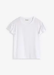 Topp med volangärmar, bonprix