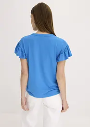 Topp med volangärmar, bonprix