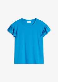 Topp med volangärmar, bonprix