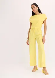 Off-shoulder-topp av ren ekologisk bomull, bonprix