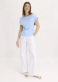 Off-shoulder-topp av ren ekologisk bomull, bonprix