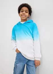 Sweatshirt med huva med olika färgnyanser för barn, bonprix