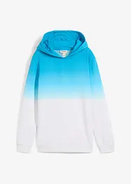 Sweatshirt med huva med olika färgnyanser för barn, bonprix