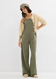 Jerseyjumpsuit med smala axelband, bonprix