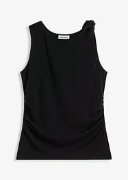 Jerseylinne med tvinnad effekt, bonprix