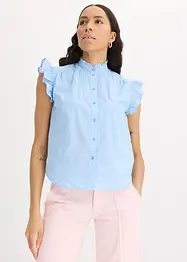 Tunn ärmlös blus, bonprix