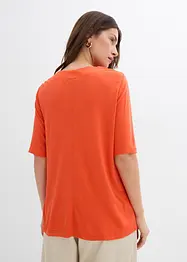 T-shirt av tunt viskosmaterial, bonprix