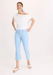Capribyxa av bomull med stretch, bonprix