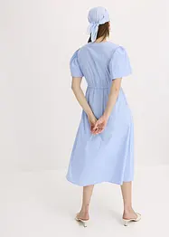 Mellanlång klänning med vida ärmar, bonprix