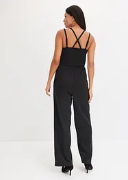 Jumpsuit i jersey med strass, bonprix