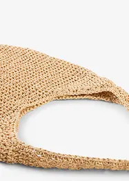 Shoppingväska med halmlook, bonprix