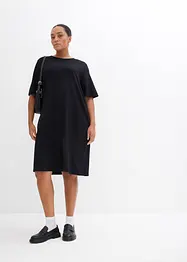 A-linjeformad jerseyklänning i viskosmix, bonprix
