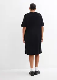 A-linjeformad jerseyklänning i viskosmix, bonprix