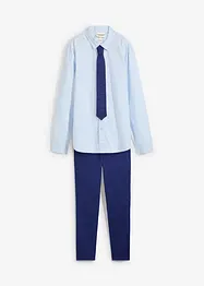 Chinos, skjorta och slips (3 delar), bonprix