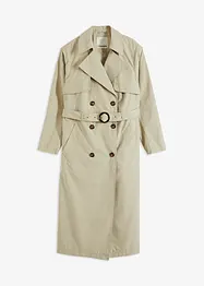 Trenchcoat med avtagbara ärmar och nederdel, bonprix