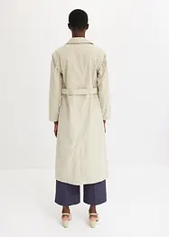 Trenchcoat med avtagbara ärmar och nederdel, bonprix