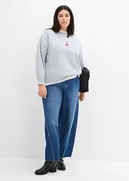Oversized sweatshirt av ren ekologisk bomull, bonprix