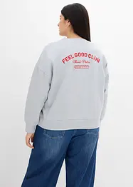 Oversized sweatshirt av ren ekologisk bomull, bonprix