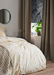 Mörkläggande gardinlängd i jacquard (1-pack), bonprix