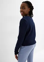 Stickad bolero med glitterstenar för barn, bonprix