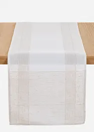 Bordslöpare av enfärgat jacquardmaterial, bonprix