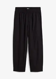 Morotsbyxa med lin, 7/8-längd, bonprix