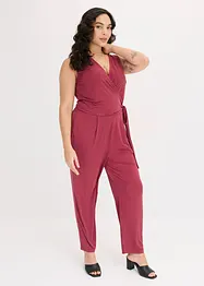 Jersey jumpsuit med knutdetalj, bonprix