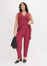 Jersey jumpsuit med knutdetalj, bonprix
