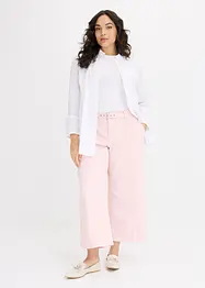 Stretchiga twillculotter med skärp, bonprix