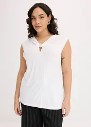 Jerseylinne med twist, bonprix