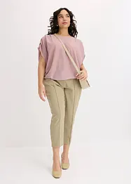 Lurextopp med drapering, bonprix