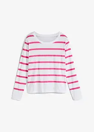 Långärmad T-shirt i ekologisk bomull, bonprix