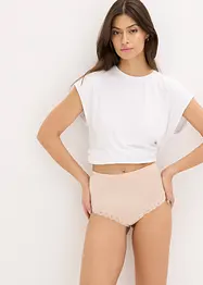 Glansig hipstertrosa med medelhög formande effekt och hög midja, bonprix