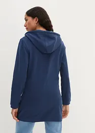 Lång munkjacka, fickor med dragkedja, bonprix