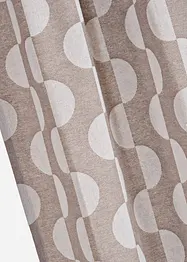 Gardinlängd med grafiskt mönster i ekologisk bomull (1-pack), bonprix