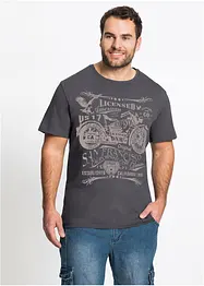 T-shirt med tryck, bonprix